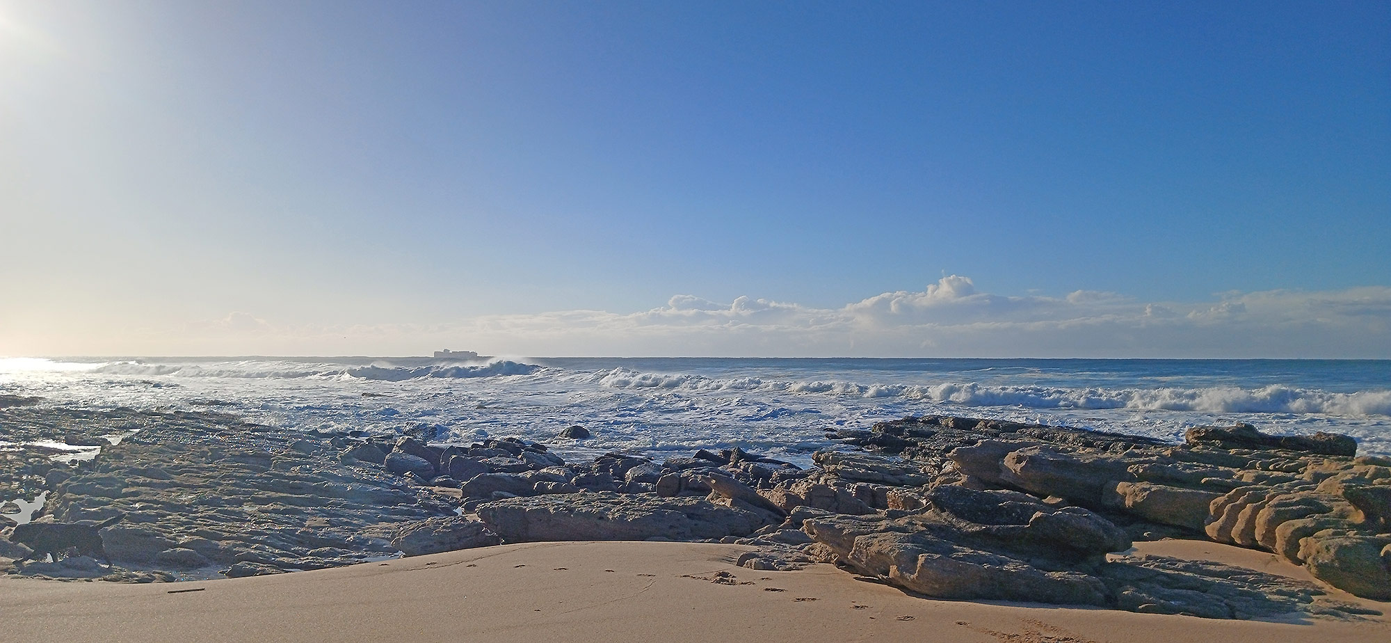 Sunset beach at Port Edward